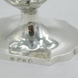 George III Scottish Sterling Silver Pedestal Cream Jug Antique 1796 Edinburgh