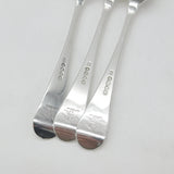 Georgian Set of 3 Sterling Silver Crested Table Forks 1831 London Antique