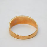 Edwardian 9ct Gold, Black Enamel & Seed Pearl Mourning Ring Antique 1904 Chester