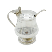 George IV Sterling Silver Barrel Form Mustard Pot Antique 1824 London
