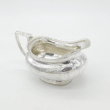 Georgian Sterling Silver Floral Pattern Cream Jug 1826 London Michael Starkey