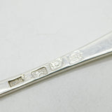 George III Pair Sterling Silver Hanoverian Servings Spoons 1766 London Antique