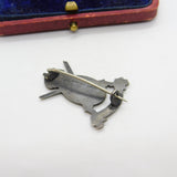 TLM Sterling Silver WWI 'Hampshire Yeomanry Carabiniers' Sweetheart Brooch c1915