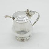 George IV Sterling Silver Barrel Form Mustard Pot Antique 1824 London