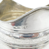 George III Newcastle Sterling Silver Cream Jug Antique c1790 Thomas Watson
