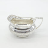 Georgian Sterling Silver Floral Pattern Cream Jug 1826 London Michael Starkey