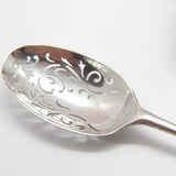 Early Georgian Sterling Silver Mote Spoon c1720 Antique George I
