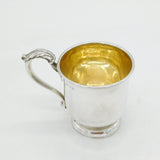 George IV Sterling Silver Christening Mug Antique 1830 London S. Crespell II