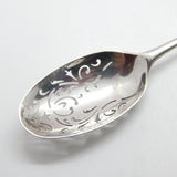 Early Georgian Sterling Silver Mote Spoon c1720 Antique George I