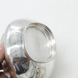 Georgian Sterling Silver Floral Pattern Cream Jug 1826 London Michael Starkey
