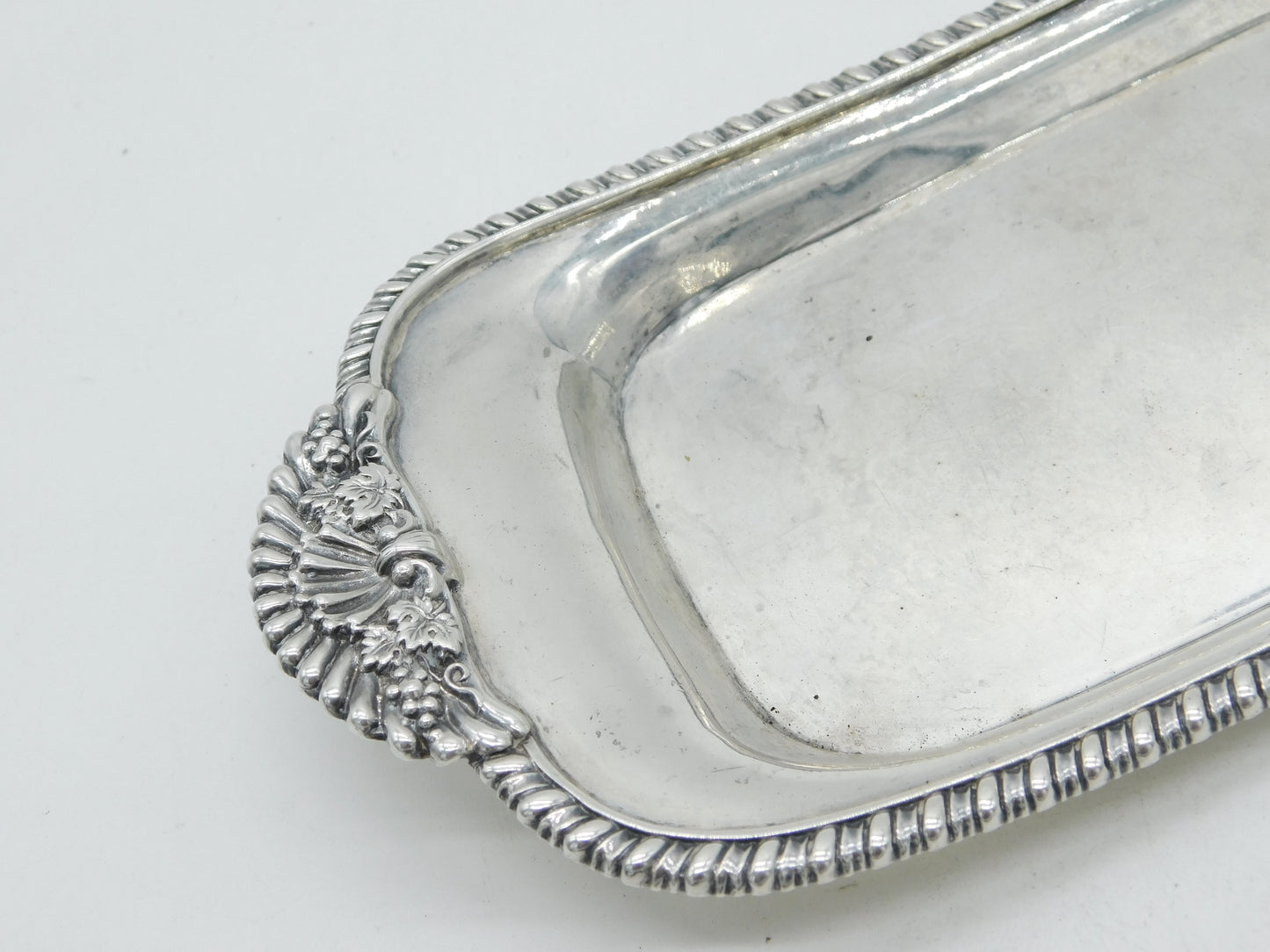 George III Sterling Silver Shell Pattern Serving Dish Antique 1809 London