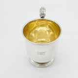 George IV Sterling Silver Christening Mug Antique 1830 London S. Crespell II