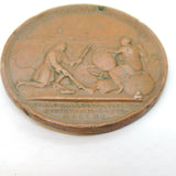 Queen Anne Copper 'Capture of Bouchain' Celebration Medal Antique 1711