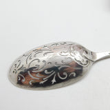 Early Georgian Sterling Silver Mote Spoon c1720 Antique George I
