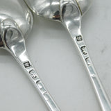 George III Sterling Silver Sailing Ship Serving Spoons Antique c1770 London