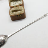 Early Georgian Sterling Silver Mote Spoon c1720 Antique George I
