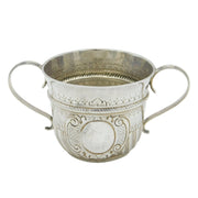 Queen Anne Britannia Standard Silver Porringer Antique 1708 London