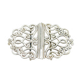 Sterling Silver Floral Pattern Nurses Buckle Vintage 1980 Sheffield