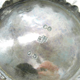 Victorian Sterling Silver Bachelors Melon Teapot Antique 1844 London