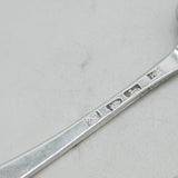George III Sterling Silver Picture Back Tablespoons Pair Antique 1764 London
