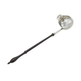 George II Sterling Silver Turned Wooden Handle Toddy Ladle Spoon Antique c1750