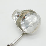 George II Sterling Silver Turned Wooden Handle Toddy Ladle Spoon Antique c1750