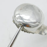 George II Sterling Silver Turned Wooden Handle Toddy Ladle Spoon Antique c1750