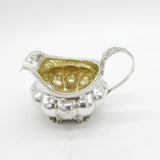 George IV Sterling Silver Heraldic Crested Cream Jug Antique 1830 London