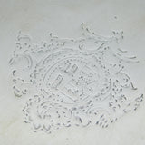 George II Sterling Silver Armorial Crested Salver Dish Antique 1756 London