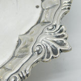 George II Sterling Silver Armorial Crested Salver Dish Antique 1756 London