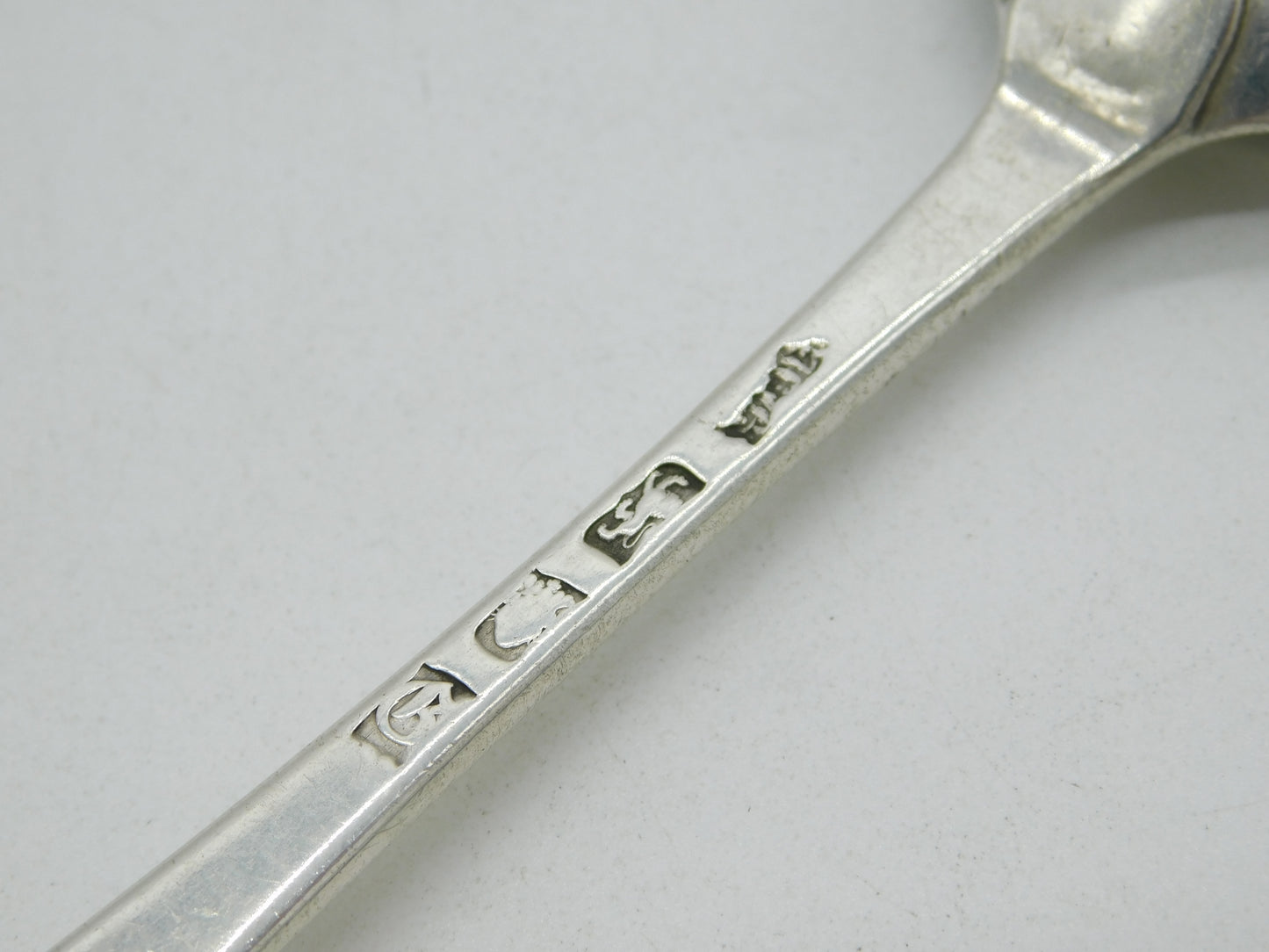 George II Sterling Silver Picture Tablespoon Antique 1758 London