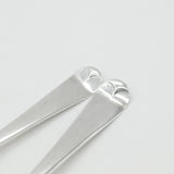 Pair of Georgian Sterling Silver Serving Spoons 1766 John Muns London Antique