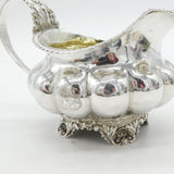 George IV Sterling Silver Heraldic Crested Cream Jug Antique 1830 London