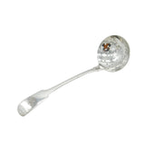 George IV Irish Sterling Silver Crested Sugar Caster Spoon Antique 1827 Dublin