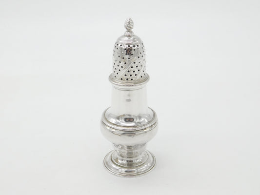 Georgian Sterling Silver Muffineer Sugar Caste 1761 London John Delmester