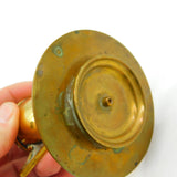 Regency Period Cast Brass Classical Urn Desktop Inkwell Antique c1830