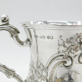 Victorian Sterling Silver Floral Repousse Trophy Cup 1869 Henry Holland Antique