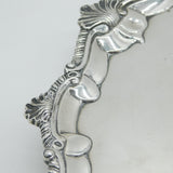George III Sterling Silver Heraldic Crested Salver Dish Antique 1764 London