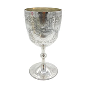 Victorian Large Sterling Silver W.H Smith Archive Chalice Cup Antique 1882 London