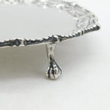 George III Sterling Silver Floral Pattern Salver Dish Antique 1768 London