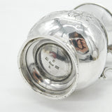 Victorian Sterling Silver Floral Pattern Christening Mug Antique 1893 Birmingham