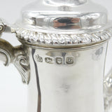 George III Sterling Silver Large Baluster Coffee Pot 1763 London Benjamin Gignac