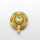 18th Century Spanish Colonial Philippines Silver Gilt Filigree Reliquary Floral Pendant c1750