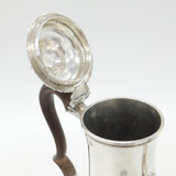 George III Sterling Silver Large Baluster Coffee Pot 1763 London Benjamin Gignac