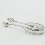 Perth Provincial George III Sterling Silver Sugar Tongs Antique John Scott c1820