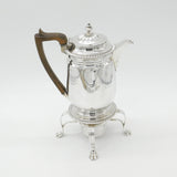 George III Sterling Silver Matched Coffee Biggin Crested London 1817 Antique Edward Edwards I