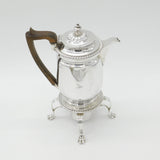 George III Sterling Silver Matched Coffee Biggin Crested London 1817 Antique Edward Edwards I