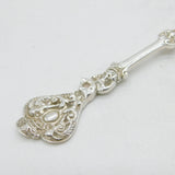 Victorian Sterling Silver Anointing Spoon Antique 1894 London William Hutton