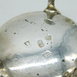 George III Sterling Silver Paw Foot Pair of Salt Cellars Antique 1761 London
