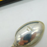 Boxed Set of Sterling Silver Queens Pattern Teaspoons 1915 Antique Birmingham
